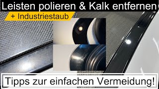 Fensterleisten polieren amp KALK  INDUSTRIESTAUB entfernen am BMW M3  PS Car Garage  Car Detailing [upl. by Amaryllis]