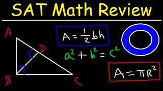 SAT Math Test Prep Online Crash Course Algebra amp Geometry Study Guide Review FunctionsYoutube [upl. by Jemina23]