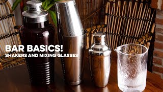 Shakers amp Mixing Glasses  Bar Basics [upl. by Ssej]