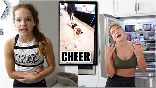 What happened with Emily at cheer practice   VLOG1806 [upl. by Elgna]