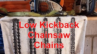 What is a Low Kickback Chainsaw Chain [upl. by Adele]