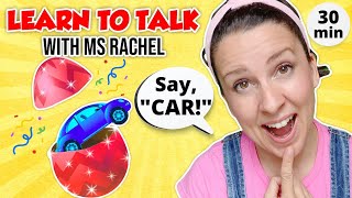 Learning with Ms Rachel  Learn Words and Colors for Toddlers  Educational Kids Videos  Animals [upl. by Ahsinrev]