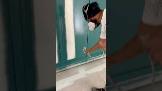 How to spray an accent wall [upl. by Hajan]