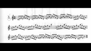 Lefèvre 60 exercises for Clarinet exercises 1 to 5 [upl. by Mccartan]