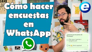 CÓMO HACER ENCUESTAS EN WHATSAPP [upl. by Teyut]