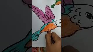 Hummingbird 🕊️🐦 colours diy stressrelief blessed [upl. by Rask]