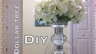 Dollar Tree Glam Centerpiece DIY [upl. by Artap]