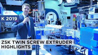 Coperion at K 2019  Processing Highlights of Coperion’s ZSK extruders [upl. by Dowzall]