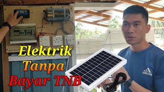 SOLAR PANEL BOARD  SISTEM SOLAR RUMAH DIY KOS RM600 [upl. by Hirza]