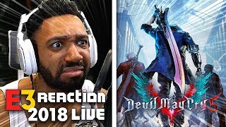 DEVIL MAY CRY 5 LIVE REACTION  XBOX E3 2018  runJDrun [upl. by Ettenrahc]