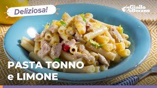 PASTA TONNO e LIMONE la CENA LAST MINUTE con un tocco in più🐟🍋 [upl. by Linder]