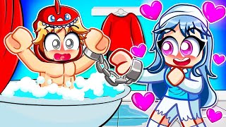 HANDCUFFED to MY CRUSH for 24 HOURS in Roblox Chained Together [upl. by Sura]