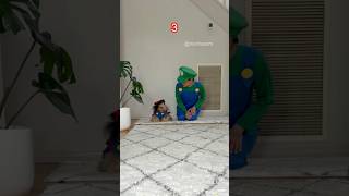 Dog and owner dressed as Mario characters race for cheese 🧀 Pomeranian dog [upl. by Ashlin]