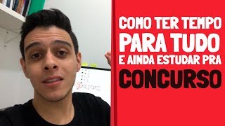 COMO ESTUDAR PARA CONCURSO E CONTINUAR VIVO [upl. by Adnoluy]