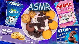 Filling Platter ASMR  HARIBO  Milka Oreo  Cookies  Orion Fresh Pie [upl. by Oswal749]