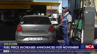 Fuel price increase to take effect from November 6 [upl. by Roxane]