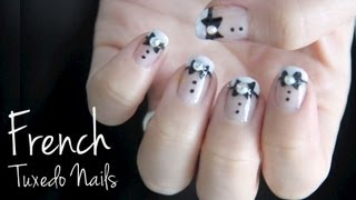 French Tuxedo Nails [upl. by Esimorp]