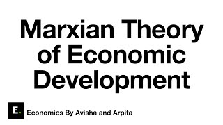 Marxian Theory of Economic Development [upl. by Narrad]