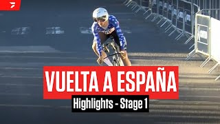 Vuelta a España 2024 Stage 1 Highlights [upl. by Aires]