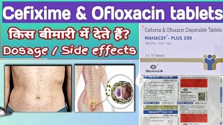 mahacef plus 100mg tablet uses in hindi  cefixime and ofloxacin 100mg  mahacef plus tablet 100mg [upl. by Polivy]