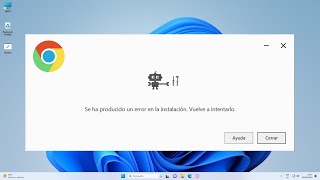 La instalación falló el instalador de Google Chrome no pudo iniciarse SOLUCION [upl. by Shultz]