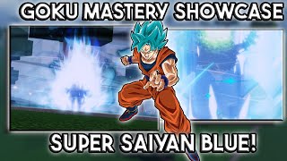 UPDATE GOKU MASTERY SUPER SAIYAN BLUE SHOWCASE Z Battlegrounds [upl. by Anaer]