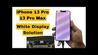 Fix iphone 13 pro max White Display Jumper Solution [upl. by Jennings]