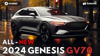 2024 Genesis GV70 Restyling One Of The Best Luxury Compact SUV [upl. by Spiers]