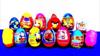 Play Doh Moshi Monsters Kinder Surprise Moshlings Barbie Moshies Surprise Eggs StrawberryJamToys [upl. by Knox]