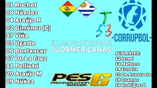 Un DESAFÍO que está a la ALTURABolivia VS Uruguay PES 6 PI Eliminatorias 7 [upl. by Adalheid]