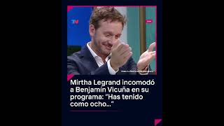 Los picantes y divertidos comentarios de Mirtha Legrand a Benjamín Vicuña en su programa [upl. by Range]