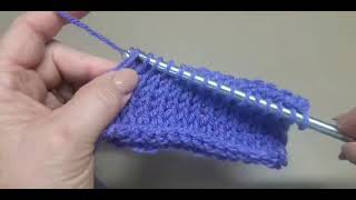 Tunisian Knit Stitch [upl. by Neliac]