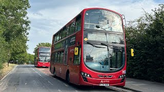 FULL ROUTE VISUALArriva London Bus Route 335KidbrookeNorth GreenwichHV46LJ11 EEU [upl. by Admama]