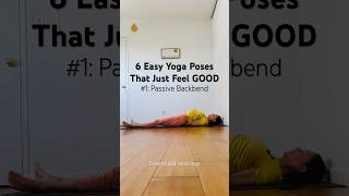 Yoga For Complete Beginners 😌 Morning Yoga Movement ☀️ Passive Backbend [upl. by Yrohcaz]