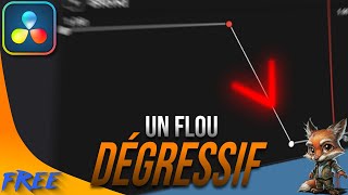 Apprendre un flou dégressif Debutant Davinci resolve [upl. by Flossi]