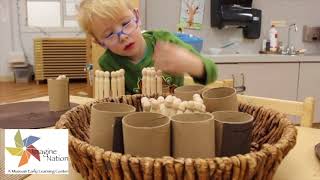 Reggio Emilia Inspired Preschool in Bristol CT Learning with Loose Parts [upl. by Hoffmann]