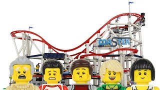 LEGO Creator 10261 Motorized Roller Coaster Review [upl. by Dante316]