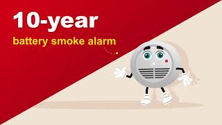 Change your smoke alarm to a 10 year battery smoke alarm [upl. by Hadwyn79]