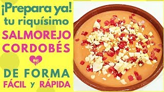 Receta de Salmorejo Cordobés en Thermomix muy fácil [upl. by Rothschild]