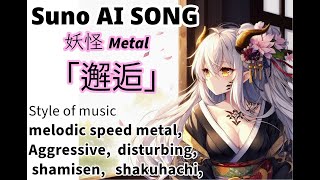 Suno AI SONG 妖怪Metal 邂逅 Japanese folklore ONI [upl. by Billie]