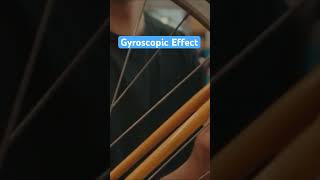 Gyroscopic effect space viralvideo gyroscope facts science physics [upl. by Monafo]