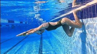 Stick to the wall like SpiderMan  Swimming Tutorial [upl. by Anuahsar249]