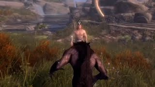 whats werewolf gameplay like in skyrim Anniversary Edition 2024 [upl. by Benia]