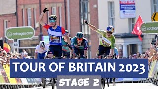 Tour of Britain 2023  Stage 2 Full Race [upl. by Mavilia]