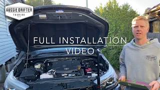 Toyota Hilux N80  Piranha Dual Battery Tray Complete Installation [upl. by Enida]