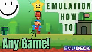 Emulate Any Console ANY Game  EmuDeck Install Tutorial  ROMs Guide [upl. by Aeneus147]