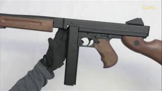 Thompson M1A1 Cyma CM033 airsoft recenze review unboxing test [upl. by Aldwin261]