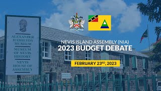 2023 Budget Debate  Day 3  Nevis Island Assembly  February 23 2023 [upl. by Rogozen]