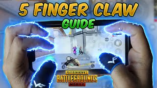 5 Finger Claw GuideTutorial PUBG MOBILE amp BGMI Tips amp Tricks to Master Claw SettingsSensitivity [upl. by Collis]