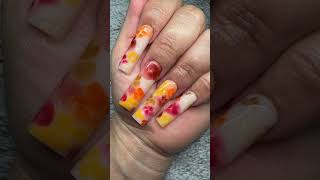 Blooming gel effect nails fallvibes passion practicemakesperfect nevergiveup hiphop music [upl. by Rellek]